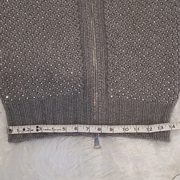 William Sharp 100% Cashmere Swarovski Crystal sweater vest - Picture 8 of 11